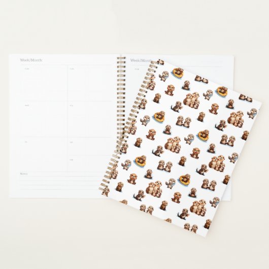 Schattige otters! planner (Display)