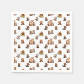 Schattige otters! servet (Voorkant)