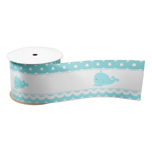 Schattige Ouder & Baby Whale Blue Boy Lint