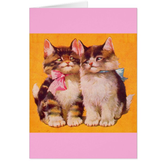 schattige overstromingskittens uit 1930 (Voorkant)