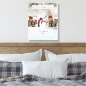 Schattige paar aangepaste foto canvas afdruk (Insitu (Slaapkamer))