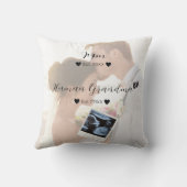 Schattige paar aangepaste foto kussen (Achterkant)