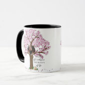 Schattige paar aangepaste foto mok (Voorkant links)