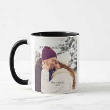 Schattige paar aangepaste foto