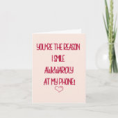 Schattige Paar Liefde Valentijnsdag Feestdagen Kaart (Voorkant)