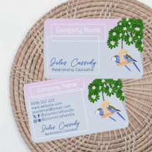 Schattige paar speelse papegaaien Lijst counselor