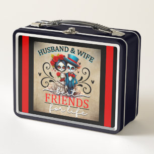 Schattige paar suikerschedel