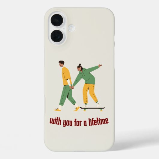 Schattige paar Valentijnsdag Case-Mate iPhone Case (Achterkant)