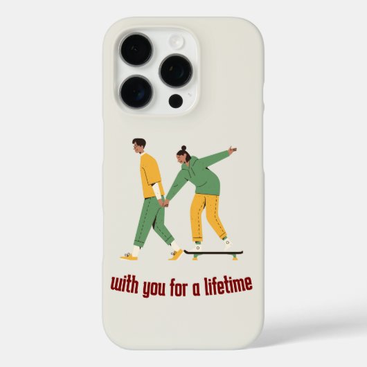 Schattige paar Valentijnsdag Case-Mate iPhone Case (Achterkant)