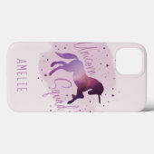schattige paarse eenhoorn Case-Mate iPhone case (Achterkant (horizontaal))