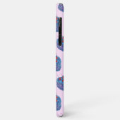 Schattige Paarse hart taart patroon Case-Mate iPhone Case (Achterkant/links)
