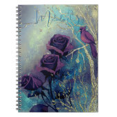 Schattige Paarse Notitieboek (Voorkant)