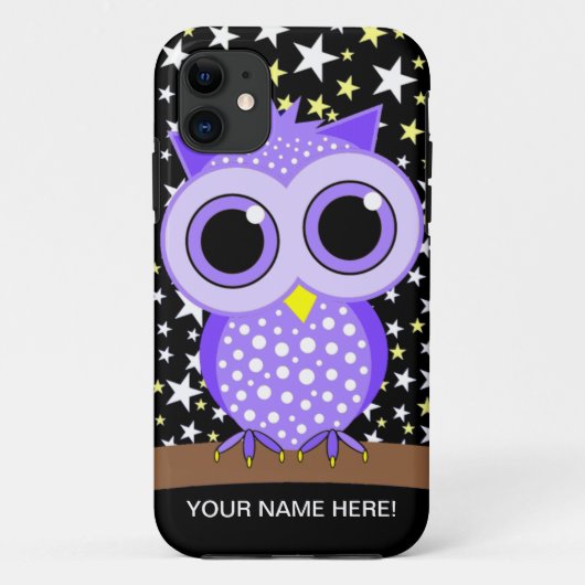 schattige paarse vlek Case-Mate iPhone case (Achterkant)