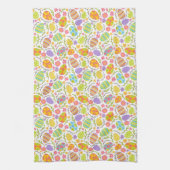 schattige paaseieren theedoek (Verticaal)