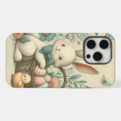 Schattige,  paashaas & kuiken iPhone hoesje (Achterkant horizontaal)