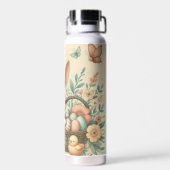 Schattige,  paashaas & kuiken waterfles (Achterkant)