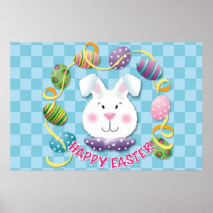 Schattige Paashaas Poster