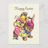 schattige  paaskoek feestdagenkaart (Voorkant)