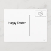 Schattige paaskuikens  feestdagenkaart (Achterkant)