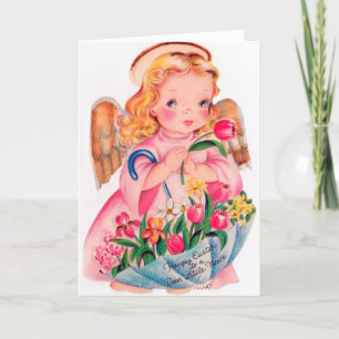 Schattige Paasnaagje bericht toevoegen Angel Feestdagen Kaart