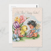 schattige  paassteen briefkaart (Voorkant / Achterkant)