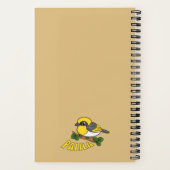 Schattige Palila Notitieboek (Achterkant)