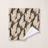 Schattige Pampas grass tegelpatroon Bad Handdoek (Wasdoekje)