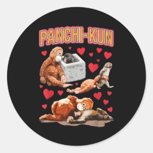 Schattige panchi-kun baby aap baby aap grappige me ronde sticker