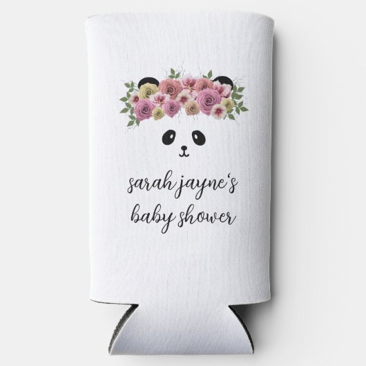 Schattige Panda Beer Baby shower Seltzer Koelbox (Voorkant)