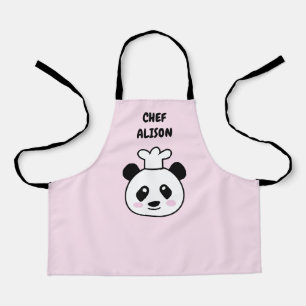 Schattige Panda beer Chef cartoon Custom kind scho Schort