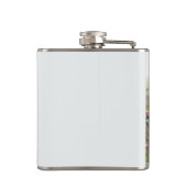 Schattige Panda Beer Eten Bamboe Heupfles (Achterkant)