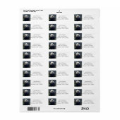 Schattige Panda Beer, gepersonaliseerd Etiket (Full Sheet)