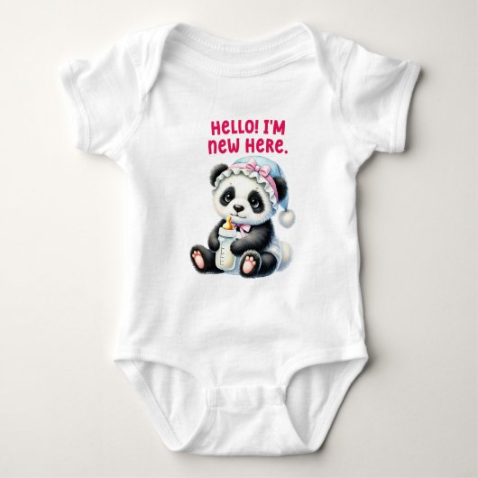 Schattige Panda Bodysuit (Voorkant)