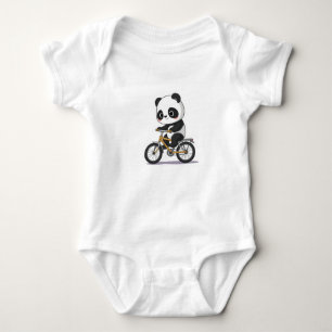 Schattige Panda Cycling Adventure T-shirt