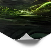 Schattige Panda in het diepe bos | AI Art Poster (Hoek)