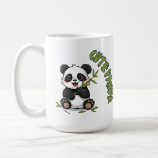 Schattige Panda met Bamboe - Aardig Koffiemok