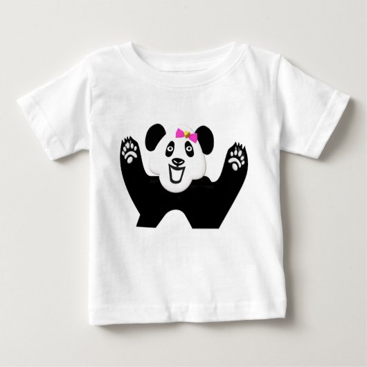 Schattige Panda met roze Bow (Voorkant)