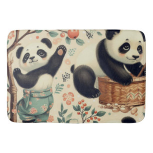 Schattige Panda naadloos schilderen Badmat