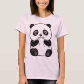 Schattige Panda T-shirt (Voorkant)