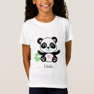 Schattige Pandabeer & Bamboe T-shirt