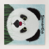 Schattige Pandabeer Legpuzzel (Horizontaal)
