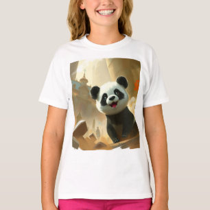 Schattige Pandavibes T-shirt