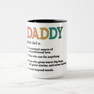 Schattige papa-definitie mok
