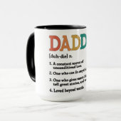 Schattige papa-definitie mok (Voorkant links)