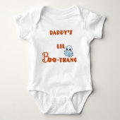 Schattige "Papa's LiL Boo-Thang" Halloween Romper (Voorkant)