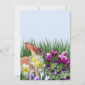 Schattige Pasen Brunch en Eierjacht Familie Kaart (Achterkant)