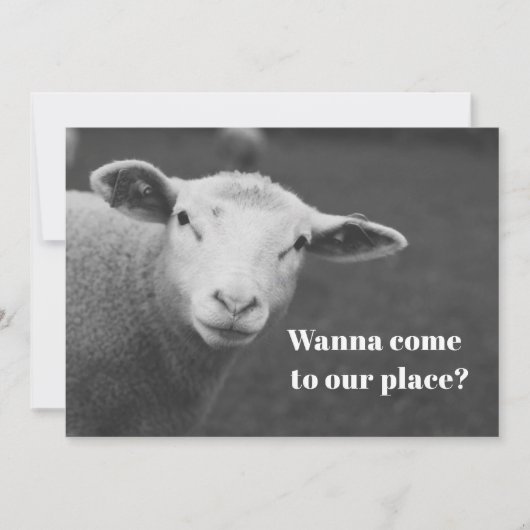 Schattige Pasen Uitnodiging (Voorkant)