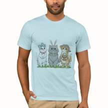 Schattige Pasenkatten met Konijnenoren, Bloemen &