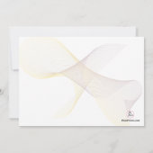 Schattige Passen getrouwd Uitnodiging tot bruiloft (Achterkant)