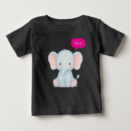 Schattige Pastel Baby Elephant Illustratie